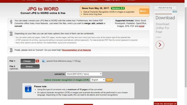 Convert jpeg to word,Excel, Power Point online free смотреть онлайн