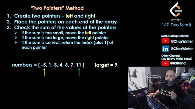 LeetCode 167 - Two Sum II - Java Solution and Explanation смотреть онлайн