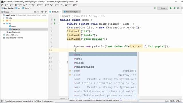 Create KWArraylist class part 4 java3 (Arabic) смотреть онлайн