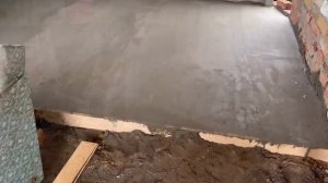 Ремонт на Даче/заливаем пол для летней кухни/Спасибо подписчикам?/готовлю