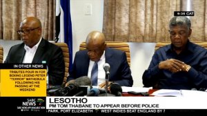 Lesotho | PM Tom Thabane to appear before police