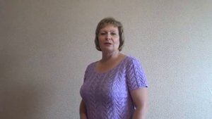 Летняя кофточка спицами из хлопка.
