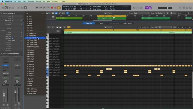 Logic Pro #43 - Advanced Quantization Techniques