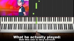 They Animated the Piano Correctly!? (Gorillaz Tranz)