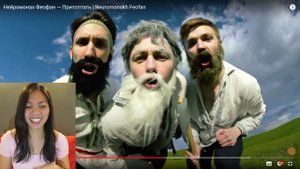 Реакция иностранки на Нейромонах Феофан — Притоптать | Let's stomp on the field! | Reaction Video