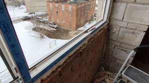 Присоединение лоджии к квартире. Делим лоджию на части. Утепляем половину. Отделка ламинатом.