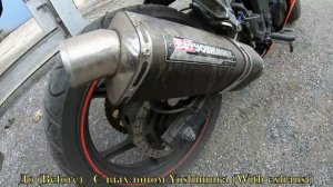 Kawasaki Ninja 250R  Выхлоп / Exhaust (Youshimura). До и после
