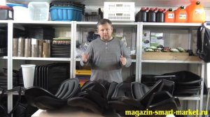 Накладки расширители на лыжи для снегохода BRP, Yamaha,  Arctic Cat, Polaris.