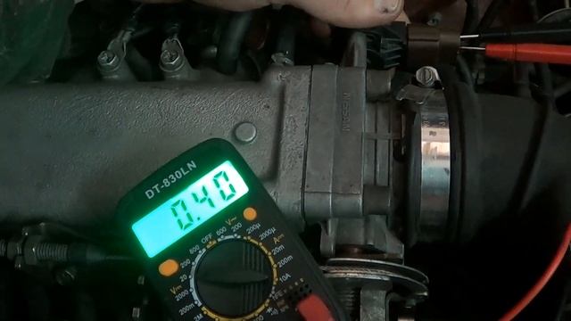 Регулировка дроссельной заслонки при помощи мультиметра