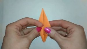 ОРИГАМИ СУМОЧКА ТЫКВА для подарка на ХЭЛЛОУИН / Origami Pumpkin Basket for Halloween