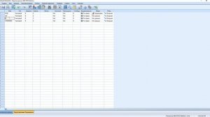 Подготовка данных к работе в SPSS