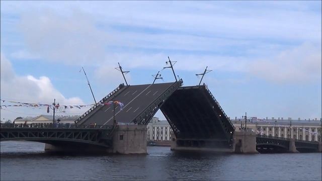 Питер Развод моста Дворцового  Песня Розенбаума  