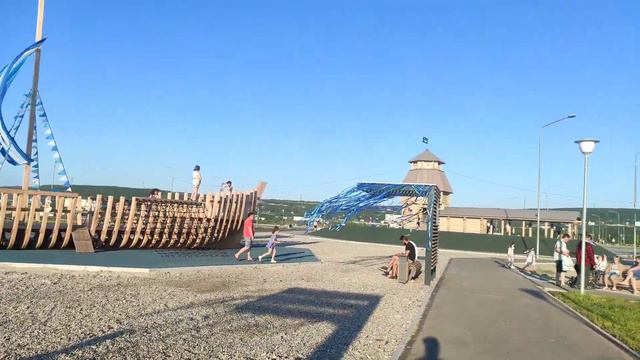 Новая набережная в Коле.Самая северная набережная. смотреть онлайн