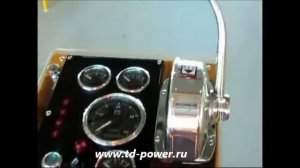 Прогулочный водоизмещающий катер с TDME-380, 27 л.с.