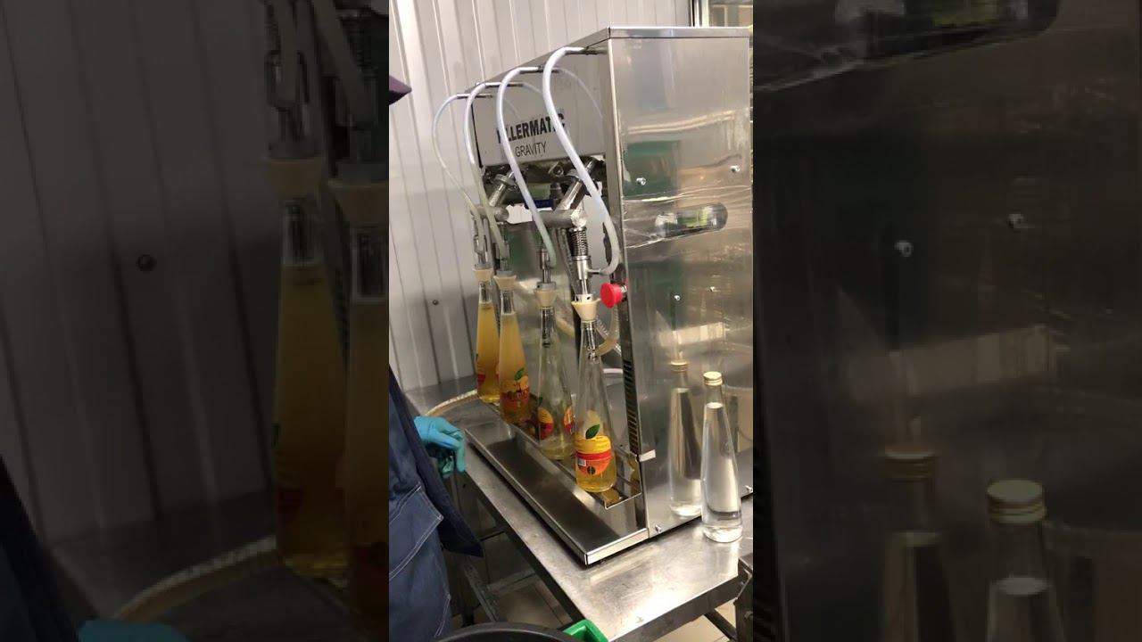 Розлив сидра на полуавтомате Fillermatic Gravity смотреть онлайн