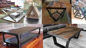 Metal frame coffee table design ideas