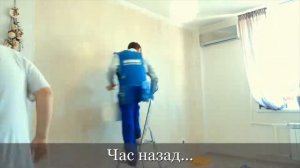 Клеим фотообои 3д на стену за один час!