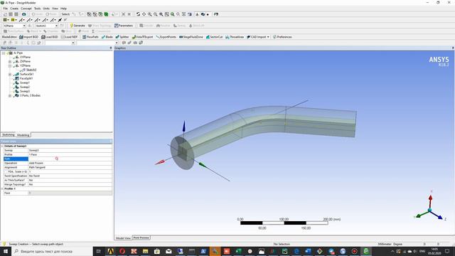 ANSYS Meshing Tutorial: How to Make Structured Hexahedral Mesh for Pipe смотреть онлайн