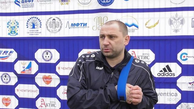 Главный тренер ДВФУ Алексей Сенюшкин после матча ДВФУ - КНИТУ-КАИ (1:0). смотреть онлайн