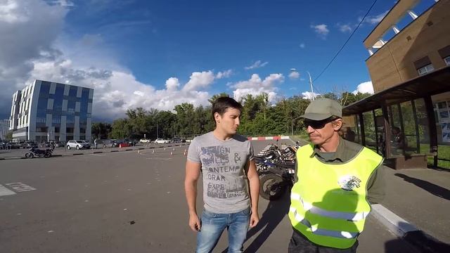 Сдача в ГИБДД на права вождения мотоцикла, видео отзывы. Мотошкола Moto-Track