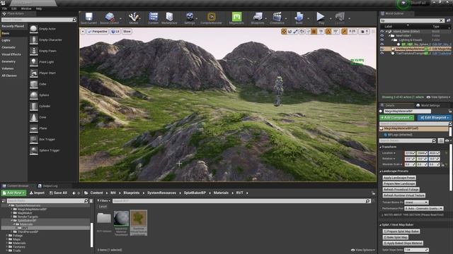 UNREAL ENGINE LANDSCAPE | How to create a terrain in UE4 with RVT Optimized for Open-World смотреть онлайн