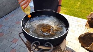 Омлет из страусиного яйца ? ?