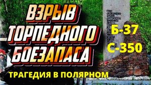 Трагедия северного подплава. Подводные лодки Б-37 и С-350. Взрыв торпедного боезапаса в Полярном