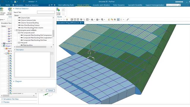 Применение _Simcenter3D_Запасы прочности_ на основе аналитических зависимостей на примере крыла