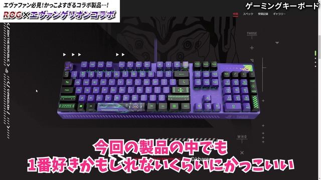 ゲーミングデバイスはいいね、リリンが生み出した文化の極みだよ【ROG×エヴァンゲリオンコラボ】 смотреть онлайн