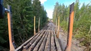 Урал лесовоз | Дорога кончилась, ждём бульдозер..
