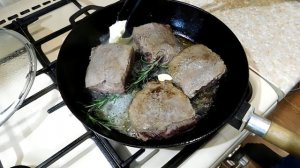 СТЕЙК из ГОВЯДИНЫ, фламбе