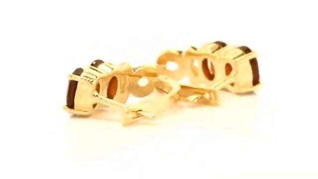 Серьги из золота с гранатом Луч ТС7019Г смотреть онлайн