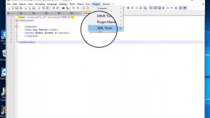 Notepad++: Validate xml with xsd