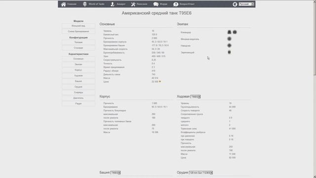 T95E6 ст 10 лвл США - Предварительное описание смотреть онлайн