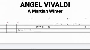 Angel Vivaldi - A Martian Winter ( Tab Guitar )