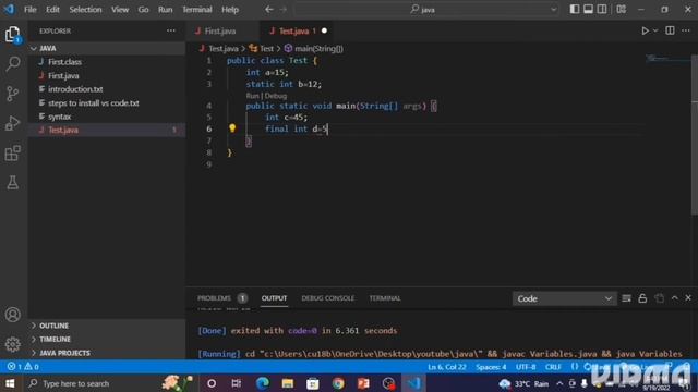 What are Variables in Java | Local , instance and static variable | Full Explanation | The Debugger