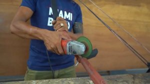 Составной блочный лук из рессоры