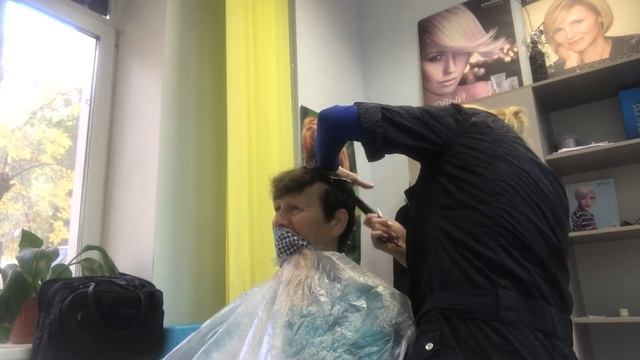 #женскаястрижка#прическа# Женская фасонная стрижка на зиму