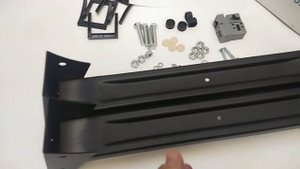 Черные ножки для ванны ВИЗ 170х70х40 см и 150х70х40 см