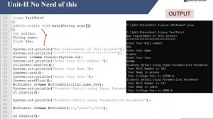 BVITSD 404 Fundamentals Of Web Programming Using  JAVA Unit 2 Part 1 THIS