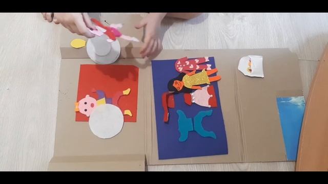 Поделки из фетра. Куколка из фетра. Книжка с куклами из фетра. смотреть онлайн