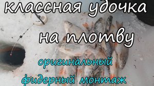 Лучшая зимняя удочка на плотву своими руками