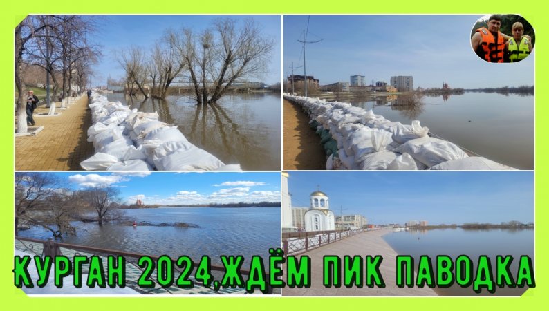 Курган 2024,ждём пик паводка#shorts#обзор #природа #погода#курган#паводок