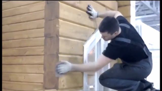 Подготовка к покраске дома из бруса