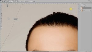 Как убрать выбившиеся волосы по контору в Photoshop.How to Remove Stray Flyaway Hairs in Photoshop