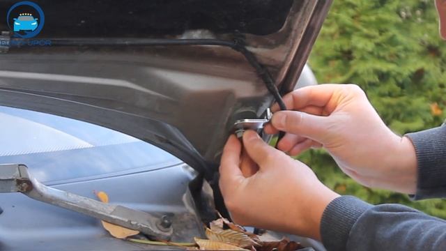 Установка амортизаторов капота на Daewoo Lanos / Дэу Ланос смотреть онлайн