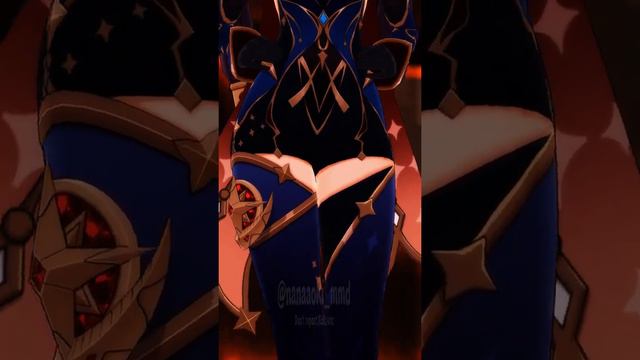 ||mmd x Genshin Impact||  Shawty Got a Big Ole Booty |Mona|