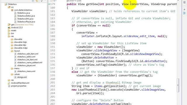 lesson12 28 SlideshowEditor java Nested classes ViewHolder and смотреть онлайн