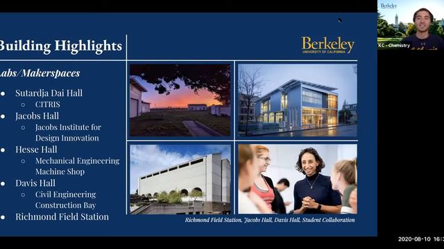 UC Berkeley Virtual Engineering Visit - Monday, August 10, 2020 смотреть онлайн