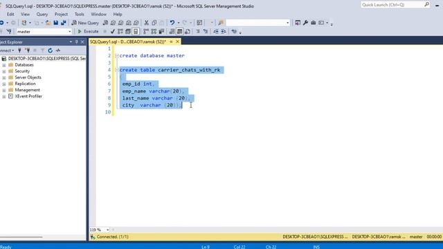 "SQL Table Creation and Data Insertion: A Step-by-Step Guide for Beginners" #sql #sqlquery #ssms
